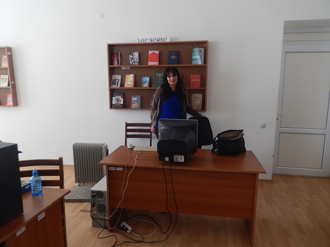 Library of village Aragats